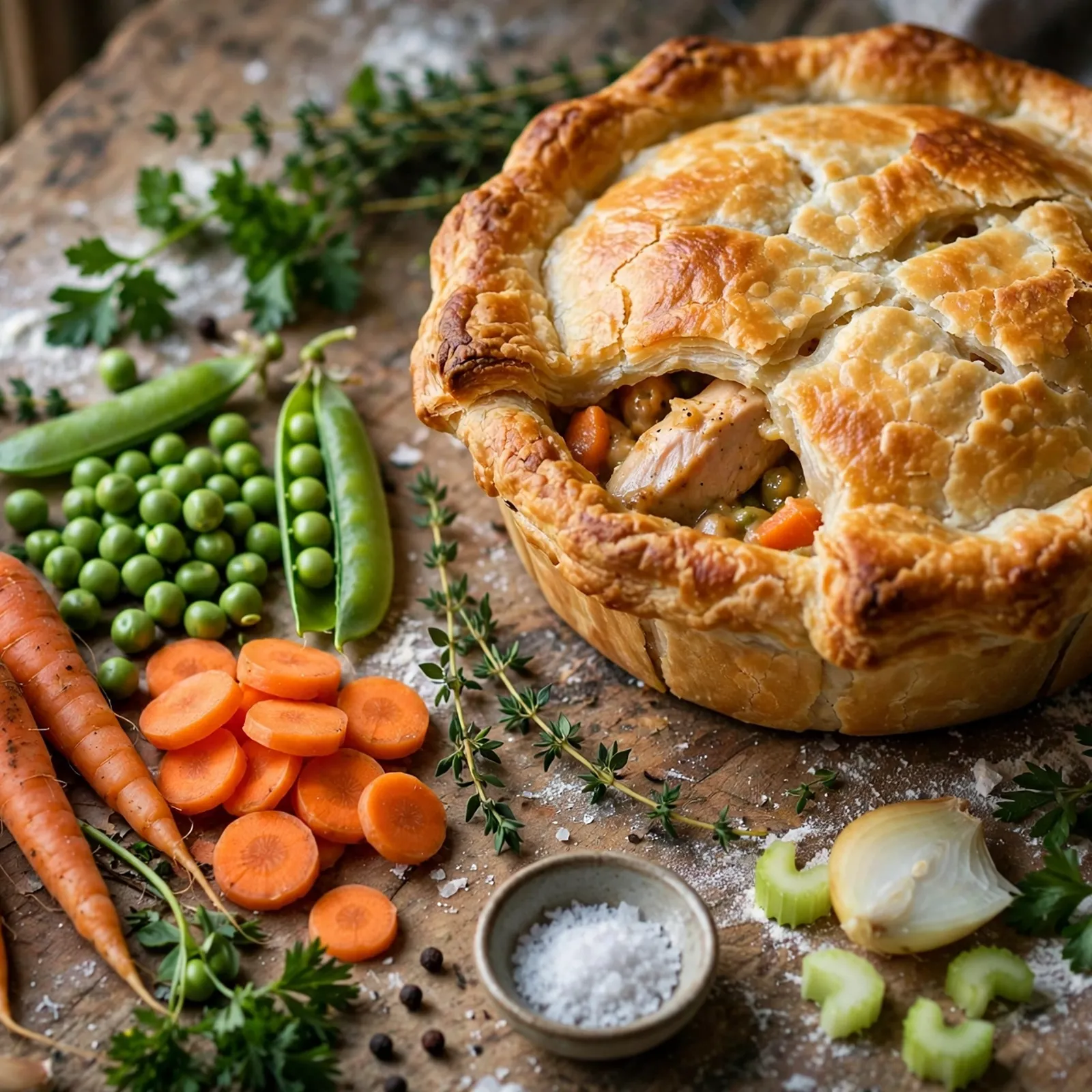 15 Cozy 21 Day Fix Chicken Pot Pie Recipes for Comfort Food Lovers: Crustless Pot Pie