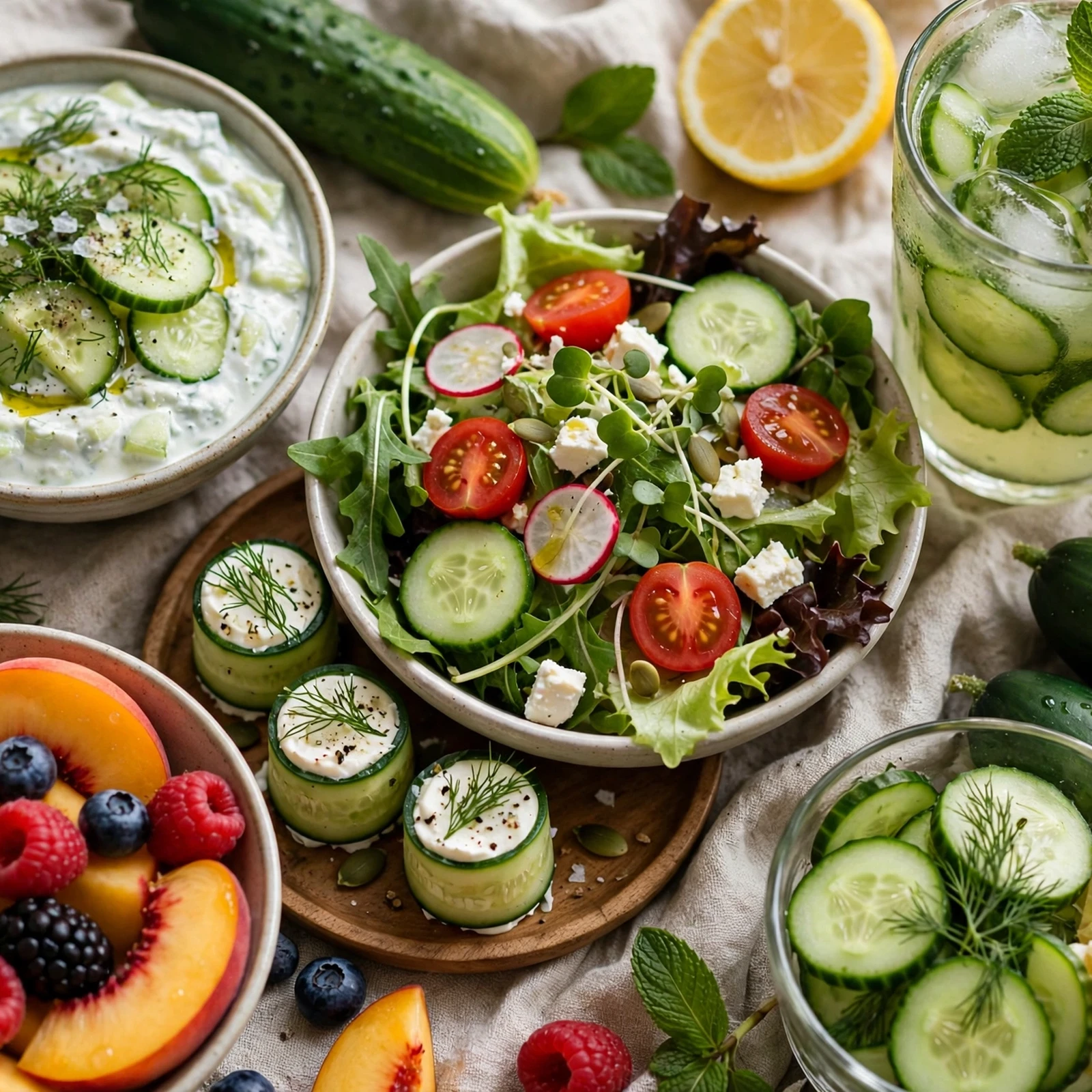 10 Anti-Inflammatory Cucumber And Mint Recipes for Summer: More Summer Recipe Inspiration