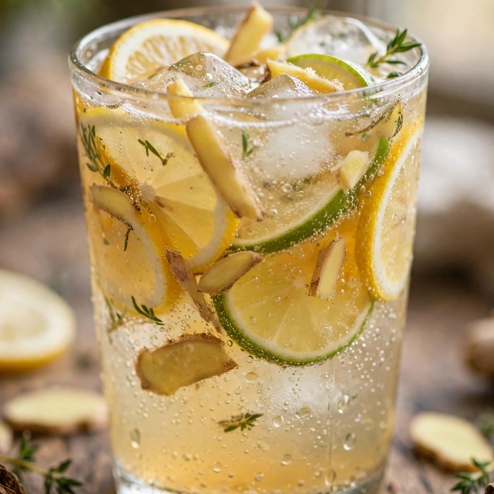 25 Refreshing Summer Anti-Inflammatory Recipes to Beat the Heat: 25. Citrus Ginger Sparkling Refresher